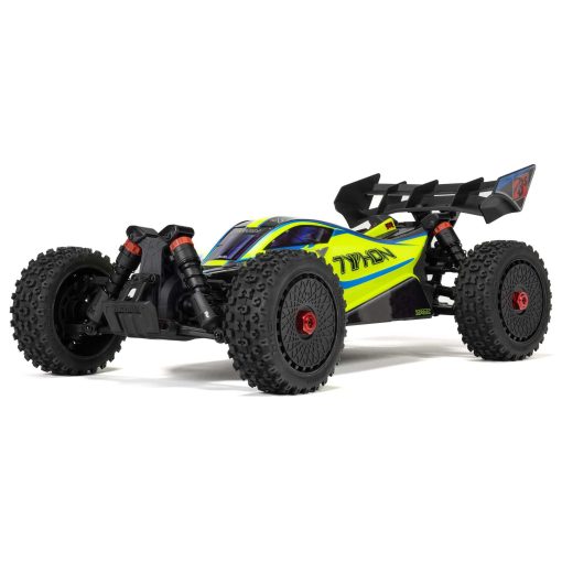 ARA4306V4T2 1/8 TYPHON 223S BLX Brushless 4X4 Buggy RTR with DSC, Yellow [ETA : 27/11] - Image 9