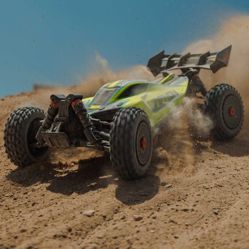 ARA4306V4T2 1/8 TYPHON 223S BLX Brushless 4X4 Buggy RTR with DSC, Yellow [ETA : 27/11] - Image 10