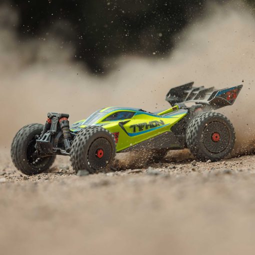 ARA4306V4T2 1/8 TYPHON 223S BLX Brushless 4X4 Buggy RTR with DSC, Yellow [ETA : 27/11] - Image 11