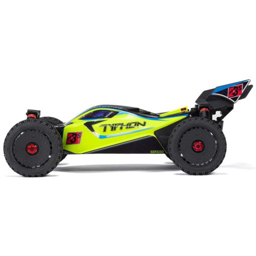 ARA4306V4T2 1/8 TYPHON 223S BLX Brushless 4X4 Buggy RTR with DSC, Yellow [ETA : 27/11] - Image 8