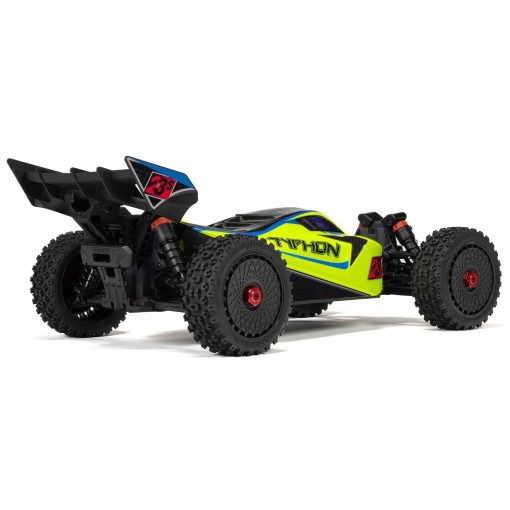 ARA4306V4T2 1/8 TYPHON 223S BLX Brushless 4X4 Buggy RTR with DSC, Yellow [ETA : 27/11] - Image 2