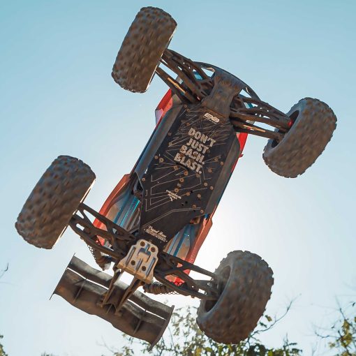 ARA8608V6T1 1/8 KRATON 6S V6 4X4 BLX Brushless Speed Monster Truck RTR, Blue/Orange - Image 11