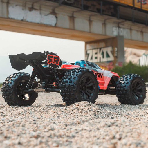 ARA8608V6T1 1/8 KRATON 6S V6 4X4 BLX Brushless Speed Monster Truck RTR, Blue/Orange - Image 17