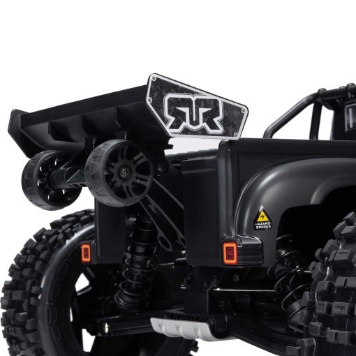 ARA8611V6T1 1/8 NOTORIOUS 6S V6 4X4 BLX Brushless Stunt Truck RTR, Black - Image 6