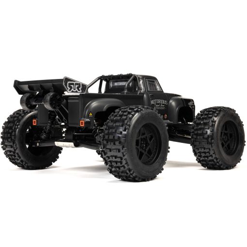 ARA8611V6T1 1/8 NOTORIOUS 6S V6 4X4 BLX Brushless Stunt Truck RTR, Black - Image 2