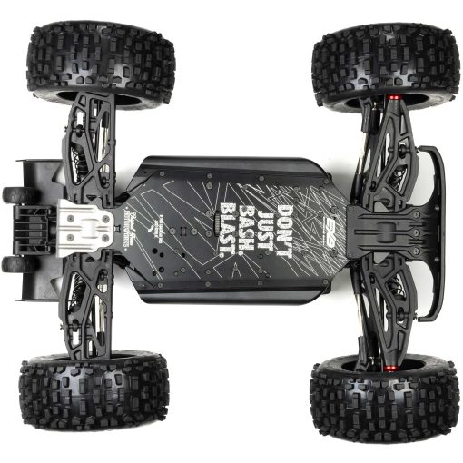 ARA8611V6T1 1/8 NOTORIOUS 6S V6 4X4 BLX Brushless Stunt Truck RTR, Black - Image 8