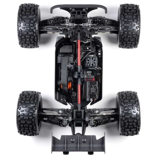 ARA8611V6T1 1/8 NOTORIOUS 6S V6 4X4 BLX Brushless Stunt Truck RTR, Black - Image 9