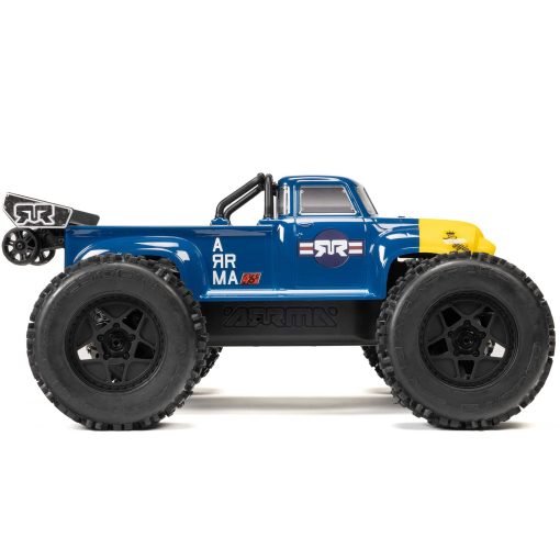 ARA8611V6T2 1/8 NOTORIOUS 6S V6 4X4 BLX Brushless Stunt Truck RTR, Blue - Image 6