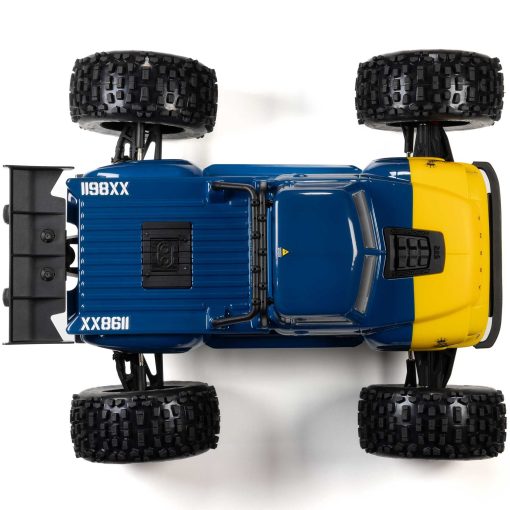 ARA8611V6T2 1/8 NOTORIOUS 6S V6 4X4 BLX Brushless Stunt Truck RTR, Blue - Image 3