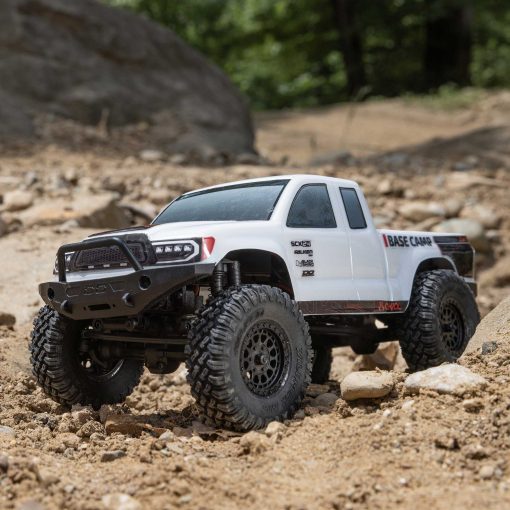 AXI-1219T1 1/24 SCX24 Base Camp 4WD Rock Crawler Brushed RTR with Battery & Charger, White - Image 18