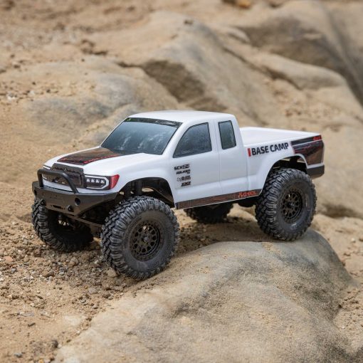 AXI-1219T1 1/24 SCX24 Base Camp 4WD Rock Crawler Brushed RTR with Battery & Charger, White - Image 21