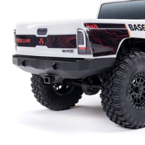 AXI-1219T1 1/24 SCX24 Base Camp 4WD Rock Crawler Brushed RTR with Battery & Charger, White - Image 4