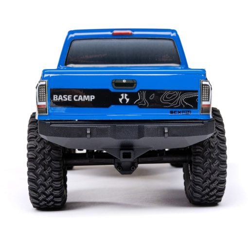 AXI-1219T2 1/24 SCX24 Base Camp 4WD Rock Crawler Brushed RTR with Battery & Charger, Blue - Image 9