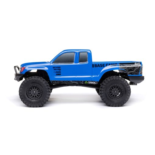 AXI-1219T2 1/24 SCX24 Base Camp 4WD Rock Crawler Brushed RTR with Battery & Charger, Blue - Image 3