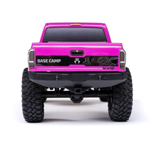 AXI-1219T3 1/24 SCX24 Base Camp 4WD Rock Crawler Brushed RTR with Battery & Charger, Pink - Image 8