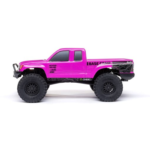 AXI-1219T3 1/24 SCX24 Base Camp 4WD Rock Crawler Brushed RTR with Battery & Charger, Pink - Image 3