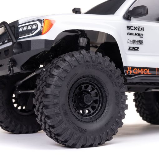 AXI-1375T1 1/10 SCX10 III Base Camp 4X4 Rock Crawler Brushed RTR, White - Image 5