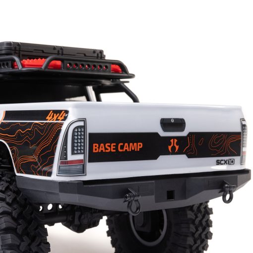 AXI-1375T1 1/10 SCX10 III Base Camp 4X4 Rock Crawler Brushed RTR, White - Image 4