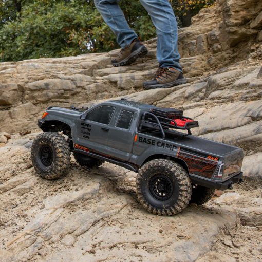 AXI-1375T2 1/10 SCX10 III Base Camp 4X4 Rock Crawler Brushed RTR, Gray - Image 9