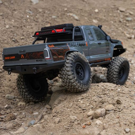 AXI-1375T2 1/10 SCX10 III Base Camp 4X4 Rock Crawler Brushed RTR, Gray - Image 15