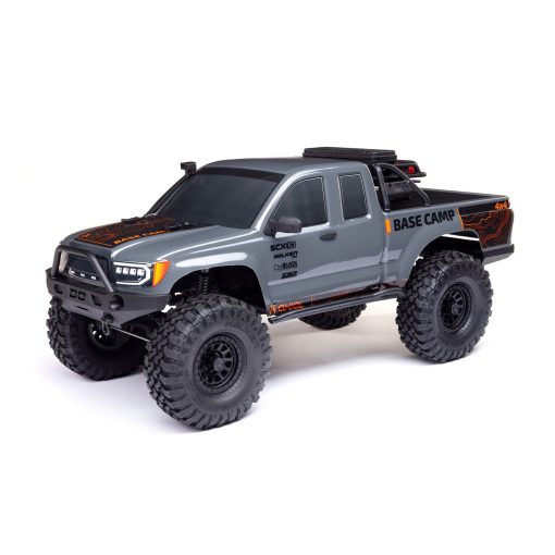 AXI-1375T2 1/10 SCX10 III Base Camp 4X4 Rock Crawler Brushed RTR, Gray