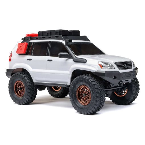 AXI-1532T1 1/24 SCX24 Lexus GX 470 4X4 Rock Crawler RTR, White - Image 7