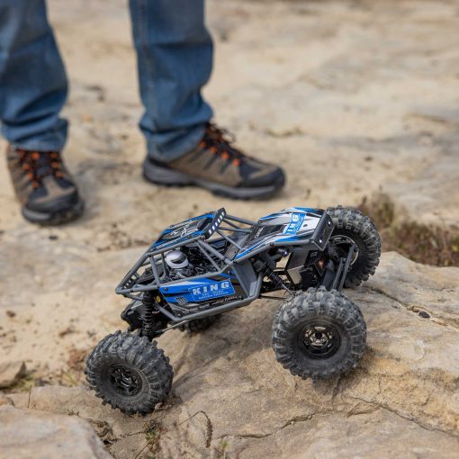 AXI-1750T1 1/18 UTB18 Capra 4WS 4WD Trail Buggy RTR with Battery & Charger, Blue - Image 13