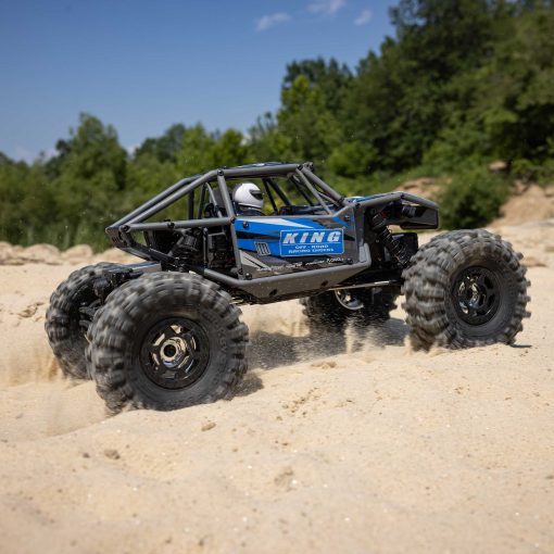 AXI-1750T1 1/18 UTB18 Capra 4WS 4WD Trail Buggy RTR with Battery & Charger, Blue - Image 16