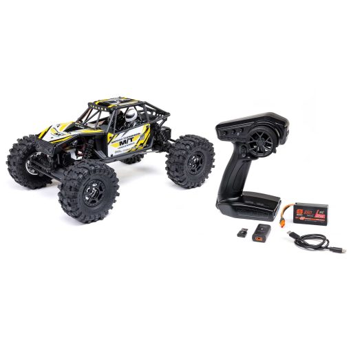 AXI-1750T2 1/18 UTB18 Capra 4WS 4WD Trail Buggy RTR with Battery & Charger, Yellow - Image 10