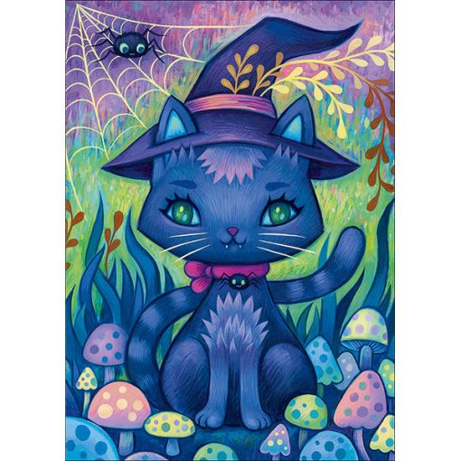 Dreaming, Witch Cat 1000-Piece Puzzle - Image 2