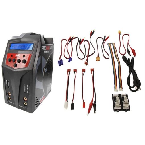 0685 Pro Duo dual battery charger LiPo & NiMH 2S-6S 2x7A 2x80W AC - Image 2