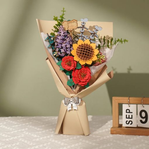 ROETW01H Rowood Wooden Flower Bouquet - Image 10