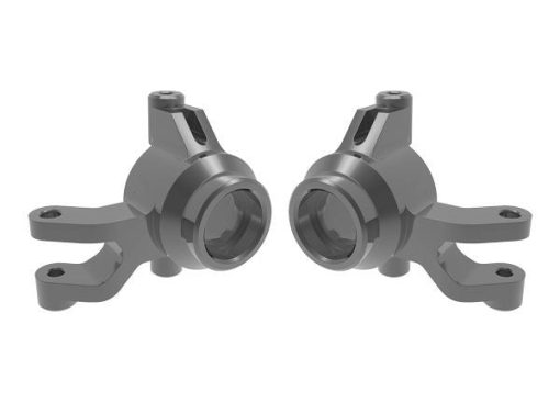 10734-GRAY Traxxas Steering blocks, 6061-T6 aluminum (gray)(left & right)