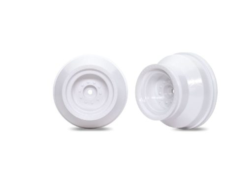 3664-WHT  Wheels, white, dual profile (2.0" outer 3.0" inner) (2)