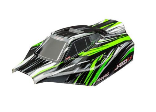 9018-GRN Traxxas Body, Jato  4X4 Brushless, green (painted)